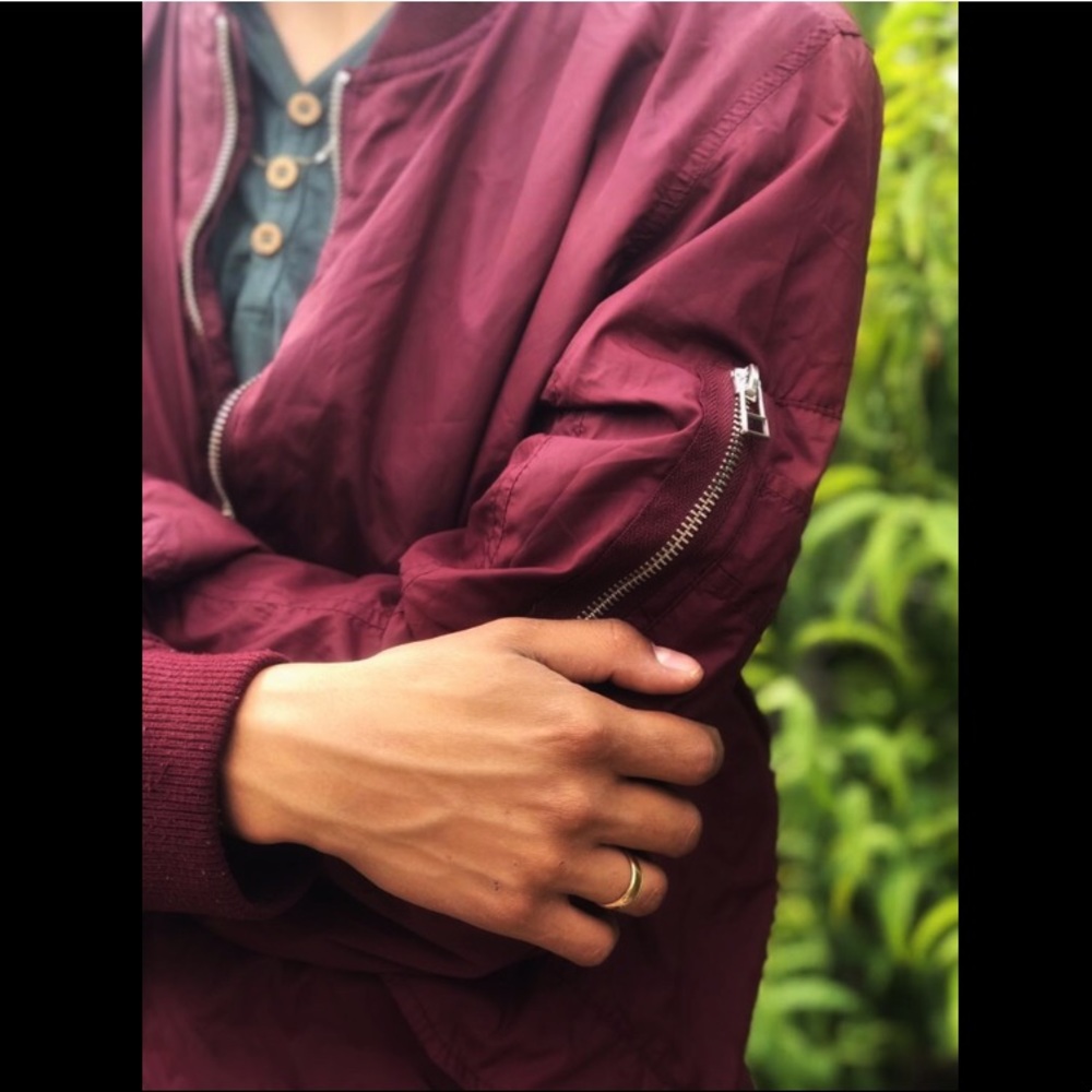 (Red) Bomber Jacket (H&M) L.O.G.G - Picture 5 of 8